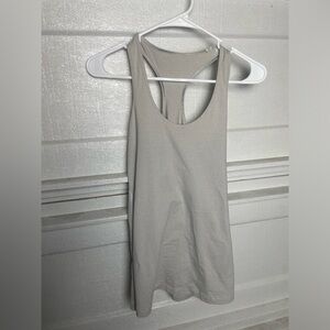 Lululemon Athletica Light Gray Tank Top